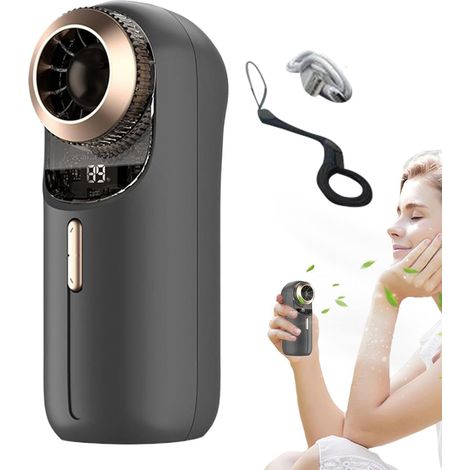 Petit ventilateur portable - ventilateur manuel rechargeable - Ventilateur (1/5)