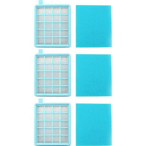 Accessoires pour aspirateur, jeu de filtres en coton Hypa, compatibles avec les aspirateurs Philips FC8471, FC8630 et FC9322.-AquaForge (1/5)