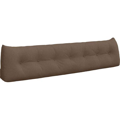 Coussin de Dos Marron 200 x 24 x 50 cm tissu vidaXL (1/5)