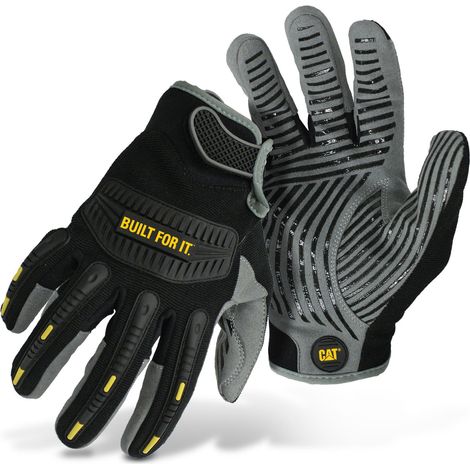 Gants de travail Caterpillar CAT012230 noir taille L protection moulée
