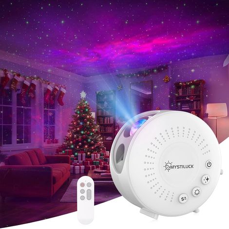 Projocteur de Ciel Étoilé LED - Veilleuse Galaxie Lampe de Nuit, avec Minuterie, Télécommande, Modes de Lumière & Régulation RGB, Lumières d'Ambiance pour Enfants/Adultes, Cadeaux Anniversaire/Noël (1/5)