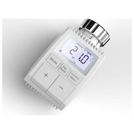 Marque allemande de produits économes en énergie - Kit de démarrage thermostat de radiateur intelligent, contrôle numérique du chauffage (1/4)