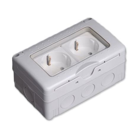 Base doble schucko estanco superficie LumiteK