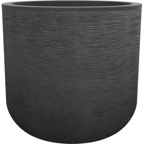 EDA – Pot à réserve d'eau 32.5l – Dimensions 38.5x36.8cm – Couleur anthracite – Label Origine France Garantie (1/5)