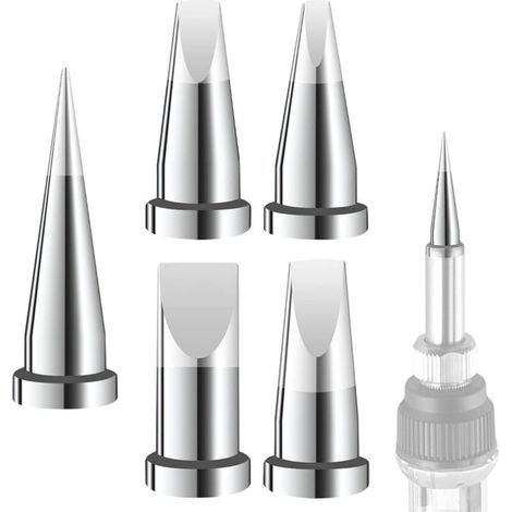 LT Pack of 5 replacement soldering tips for Weller WP80 WSP80 WSD81 WS81 WD1000 WD2000 W13338 WSF81D8 WS81D5 Soldering iron handle LTS LTA LTB LTC LTD (1/5)