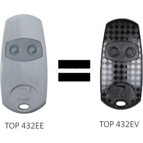 Accessoire de portail - Came - TOP432EE - Télécommande 2 touches - Programmation simple - 433.92 Mhz (1/2)