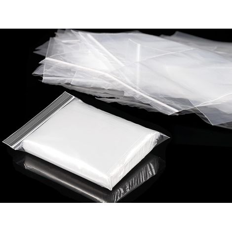 100 Sachet plastique, refermable transparent 20x15cm, étanche humidité poussière, stockage cuisine bijoux perles (1/5)
