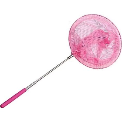 SABIR Telescoping Pliable Insectes Épuisette Réseau Net Filets De Pêche Piège 26-85 cm - Pink (1/5)