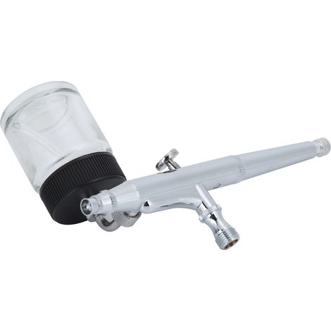 Aérographe à double effet 20 ml, pistolet à peinture par gravité, aiguille de 0,2 mm, 0,3 mm et 0,5 mm (1/5)