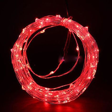 500 cm guirlande lumineuse imperméable, 50 LED SMD 0603, télécommande incluse pour décoration extérieure de Noël et festivals (1/4)