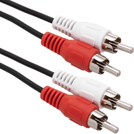BeMatik - 20cm Câble audio stéréo (2xRCA-M/M) (1/5)