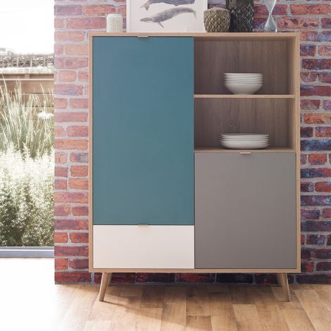 Caliope Legno laminato - Bianco / grigio (1/5)