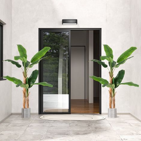 Plante Artificielle de 165 Tiges Doubles Fausse Plante de Bananier avec 10 Grandes Feuilles Plante Verte en Pot CW3770 Maison Chic (1/4)