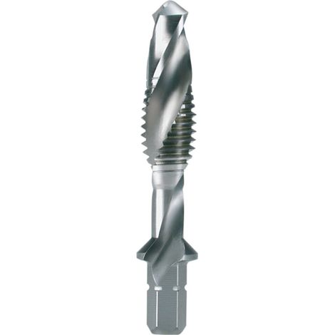 RUKO Kombigewindebohrer DIN3126 HSS 1/4 Zoll 6KT M3x2,5mm Steig. 0,50mm (1/5)