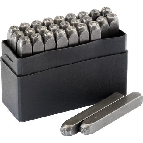 Draper A-Z Letter Stamp Set with 3/16 Inch Letter Height (Model 37334) (1/5)