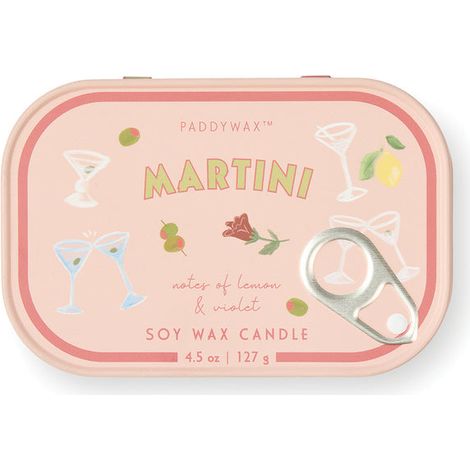 Bistro Candela in Latta Martini Lemon & Violet 127g Paddywax