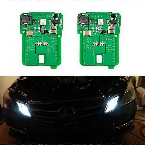 Feux de position à LED blanc xénon 6000K (2 pièces) pour Mercedes-Benz Classe E AMG W212 (2010-2013). (1/5)