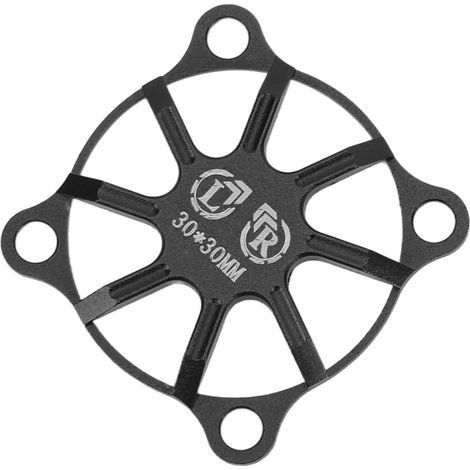 Cache-ventilateur de refroidissement pour voiture télécommandée RC, petit modèle en alliage d'aluminium, pour moteur électrique ESC, 30 x 30 mm, noir. (1/5)
