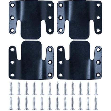 Support de connecteur de canapé sectionnel universel avec matériel - 2 ensembles, 4 pièces (1/5)