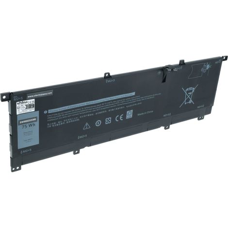 vhbw Akku kompatibel mit Dell XPS 15-9575-D2801TS, 15-9575-D2805TS, 15-9575-D2601TS, 15-9575-D2605TS Notebook (6500 mAh, 11,4 V, Li-Polymer) (1/5)