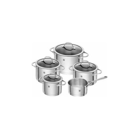 Zwilling Essence Juego de cacerolas plata diseño moderno (1/3)