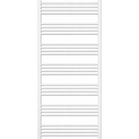 Sèche-serviette électrique blanc de 1620mm de haut et 500mm de large - 800 Watt - FIO1620/500E1B
