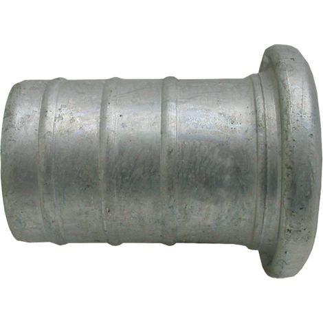 Enchufe 89/3" de longitud 190 mm fabricado en acero galvanizado para cisterna de purines 0220443 (1/2)