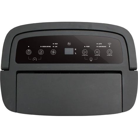 Déshumidificateur 50L/j connecté – Compresseur – Évacuation par pompe de relevage – Surface max 200 m² – Niveau sonore 56 dB – Air&Me — vue 3