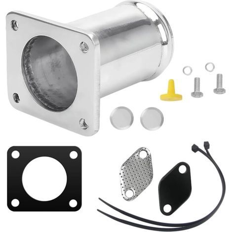 Kit Suppression Vanne Egr Pour E65 E46 E39 E53 E83 E38,Kit Valve Replacement Pipe Aluminium,Tuyau De Rechange Pour Valve Egr,Applicable Aux Véhicules Diesel (1/5)