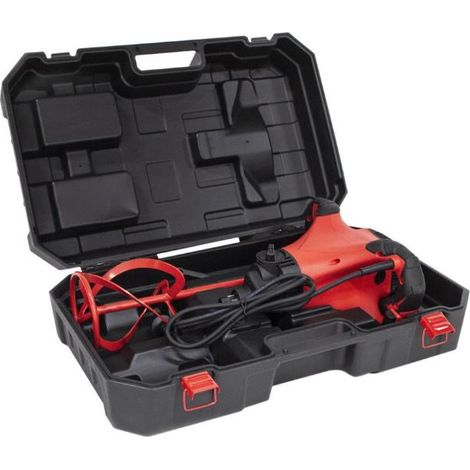 Rubi – Malaxeur électrique 1800W – Couple 28Nm pour matériaux denses – Valise de transport incluse – Pour chantiers professionnels
