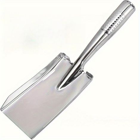 1 truelle de jardin en acier inoxydable de 27,6 cm, pelle à main à tête carrée, outil pour creuser, planter, transplanter, désherber, ameublir le sol, outil de jardinage pour intérieur et extérieur (1/5)