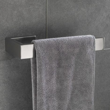 Anneau porte-serviettes, support porte-serviettes en acier inoxydable 304 brossé S