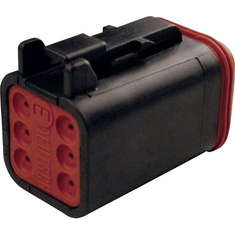 TE Connectivity DT 06-6 S-CE06 Rundstecker Buchse, gerade Gesamtpolzahl: 6 Serie (Rundsteckverbinder