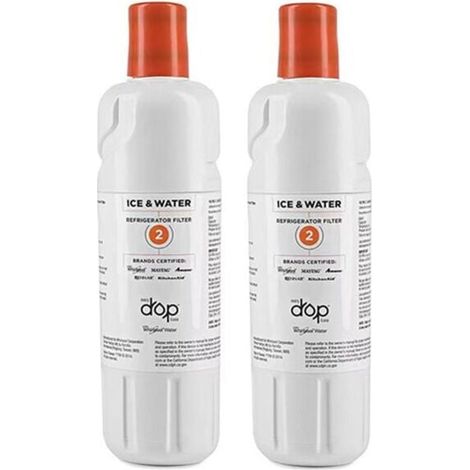 Pack de 2 filtres (EDR2RXD1) Réfrigérateur, filtre à eau pour réfrigérateur (1/5)