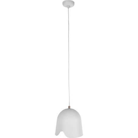 Sulion - Suspension Moderne Blanche et Dorée (E27)