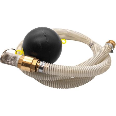 LBP – Kit d'aspiration flottante 2m – Tuyau PVC 1" 26/34 M – Flotteur pour éviter l'aspiration des sédiments – Installation rapide