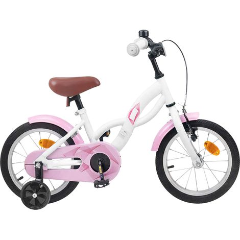 Teenpull – Kinderfahrrad 14 Zoll für 3-5 Jahre alt Weiß (1/5)