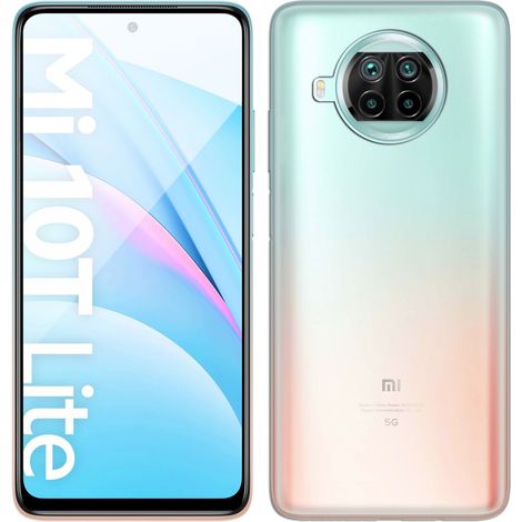 cofi1453® Silikon Hülle Basic kompatibel mit XIAOMI MI 10T LITE Case TPU Soft Handy Cover Schutz Transparent (1/3)