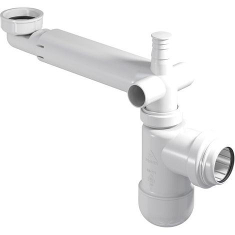Siphon téléscopique Gain de Place extensible 20-30cm - Idéal robinetterie salle de bain vasque posée ou encastrée - Livraison gratuite