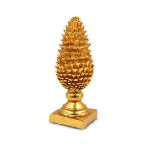 Pomo Decorativo Casa in Resina Colore Oro 35 cm (1/2)