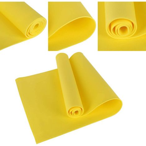 4 mm dicke EVA-Yogamatte, rutschfest, schlank, für Yoga, Heim-Fitnessstudio, Pilates und Fitness. (1/5)