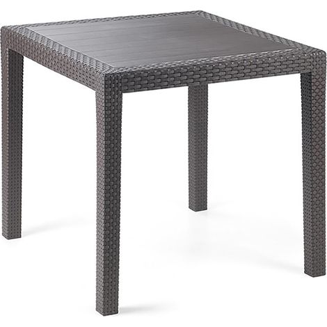Gartentisch King Eckig Anthrazit 79x79x72cm-DKIN028AN