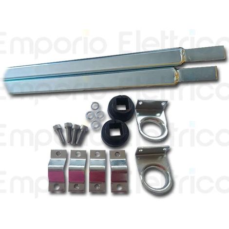580Paire De Tubes De Transmission Avec Supports Lateraux, Installation 1 Op FAAC (1/2)