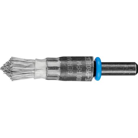 PFERD TOOLS spitze Pinselbürste ungezopft PBUS Ø10mm Schaft-Ø6 mm Edelstahl-Draht-Ø0,30 10 Stk (1/4)