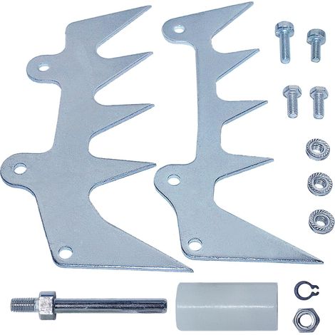 1 - Chien D Abattage - Attrape Chaîne - Pour Tronçonneuse Stihl MS660 MS460 MS440 - Remplacement Pièces 1122 650 7700 - Acier Robuste - Pour Bûcheronnage - Argent - Taille Standard (1/5)