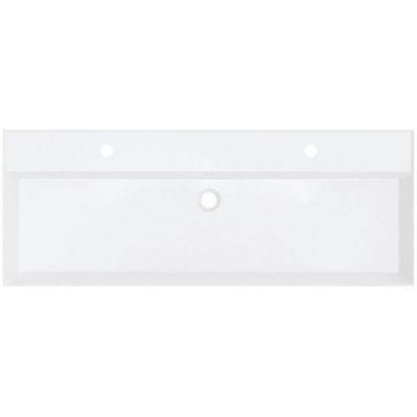 Lavabo SPRING RISE RIHO 100x46x12 cm 2 trous en céramique (1/2)