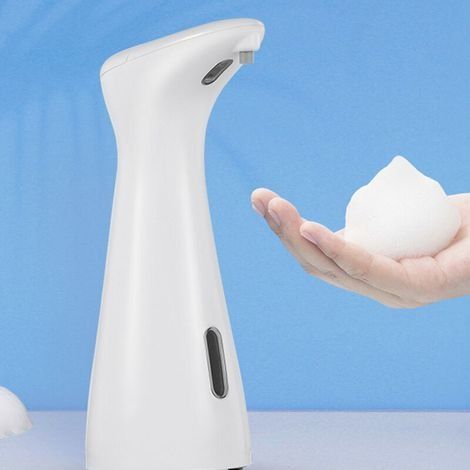Infrarot-Sensor-Seifenspender, automatische Küchen-Händedesinfektionsmaschine, 200 ml, weiß (1/3)