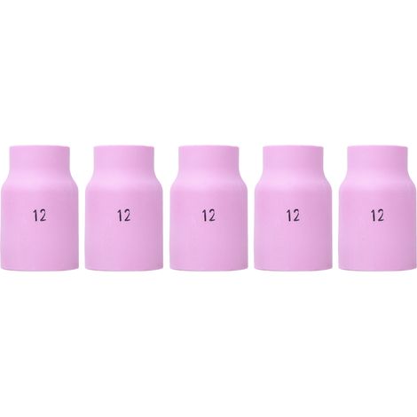 Buses céramiques TIG 53N87 12 – Lot de 5 pièces, haute résistance thermique, compatible torches 9/17/18/20/26 (1/5)
