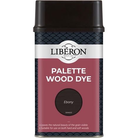 Liberon 126738 Palette Wood Dye Ebony 500ml LIBWDPE500N
