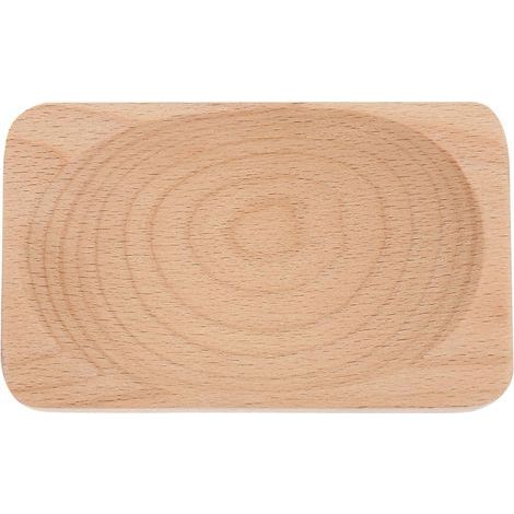 Schneidebrett aus Massivholz (Khaki), 1 Stück – 13 x 8 x 2 cm – Khaki (1/4)